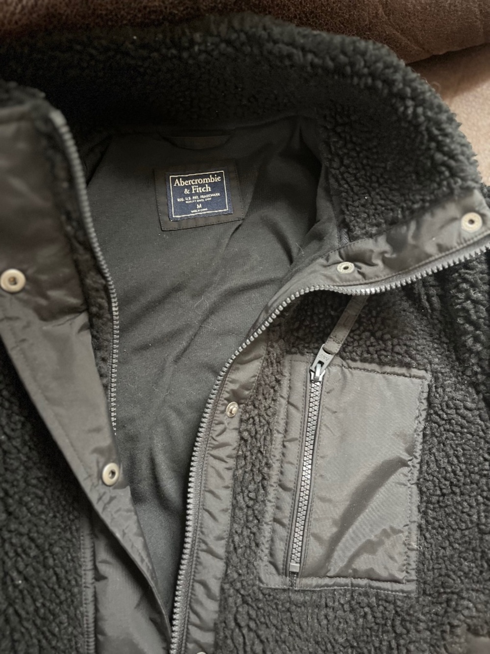 Abercrombie & Fitch sherpa jacket